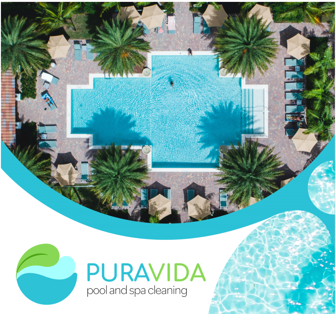 Logo for Pura Vida Pool and Spa Cleaning