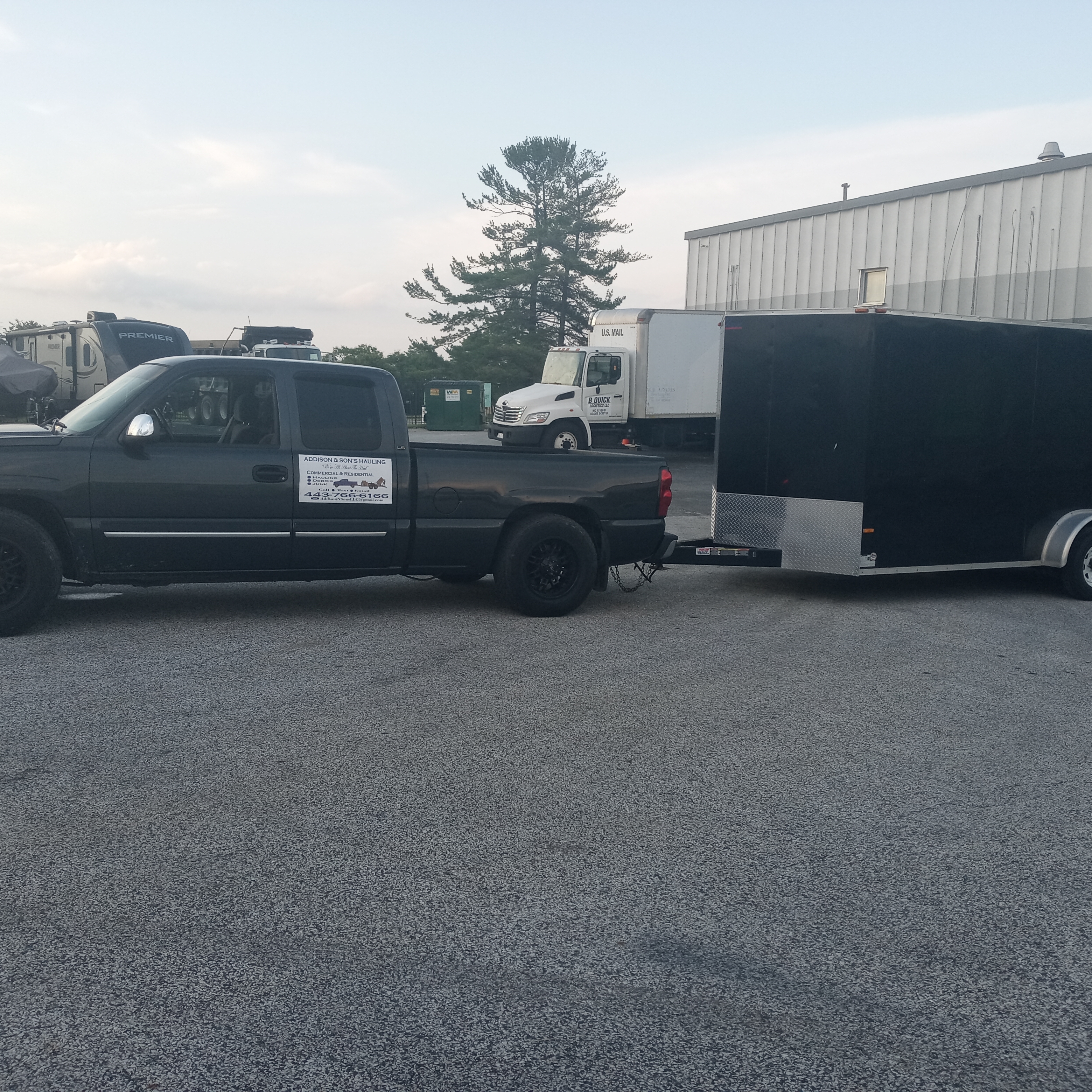 ADDISON & SONS HAULING logo