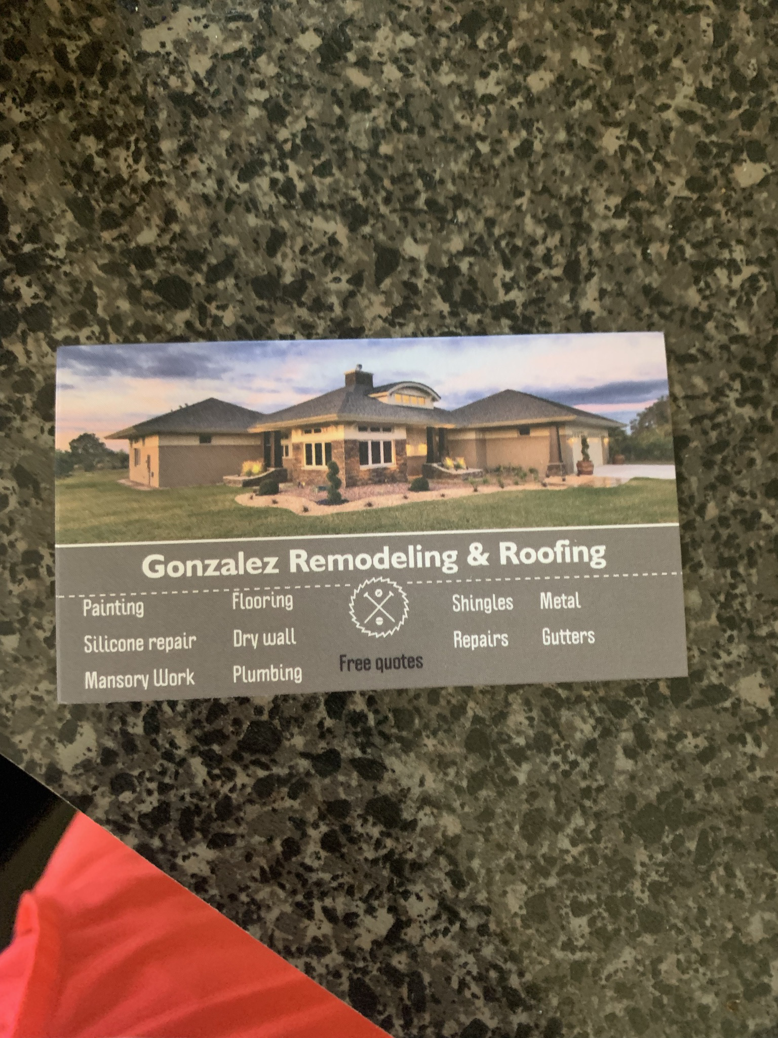 Logo for Gonzalez Remodeling