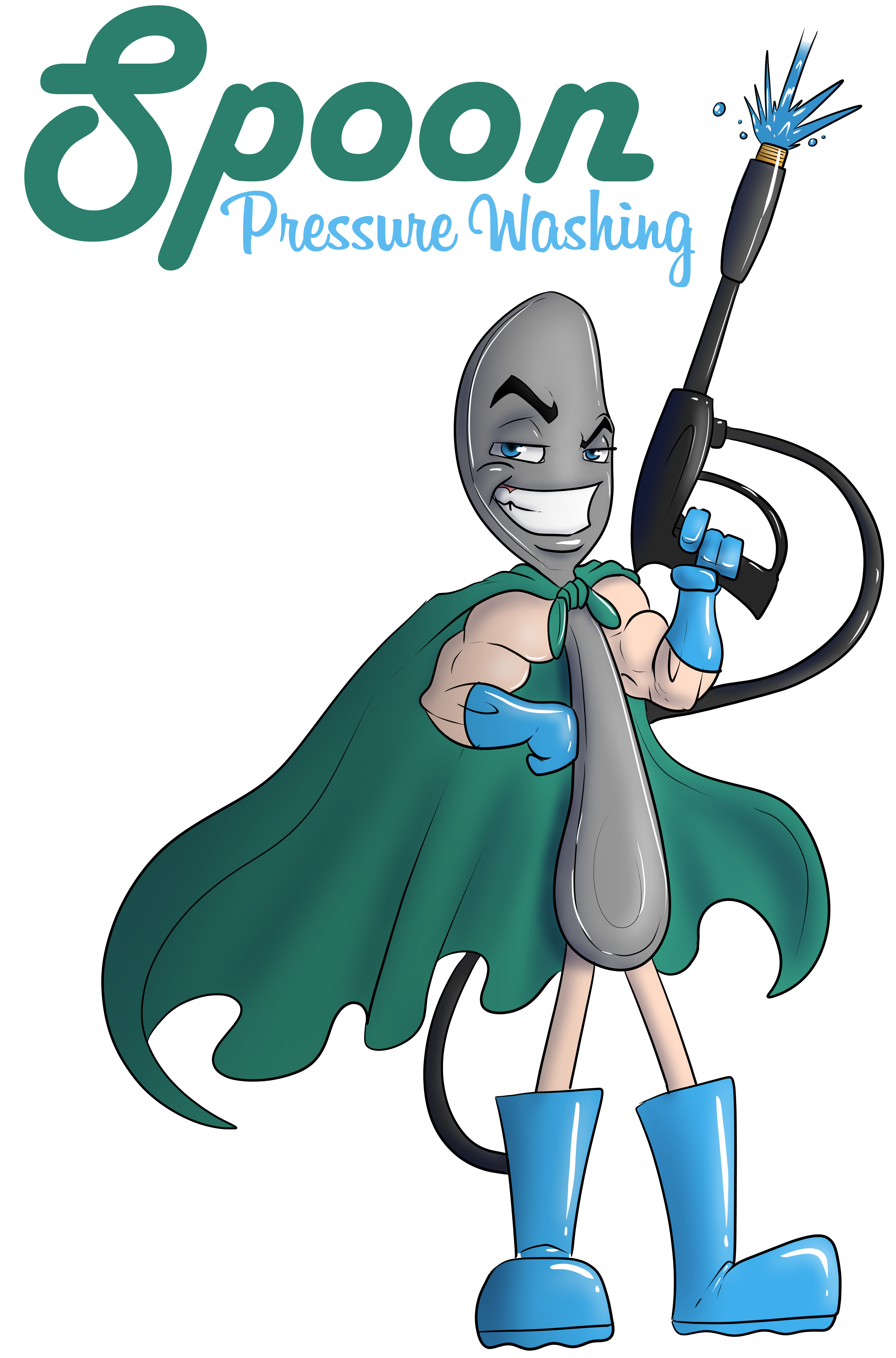 Spoons Pressure Washing logo