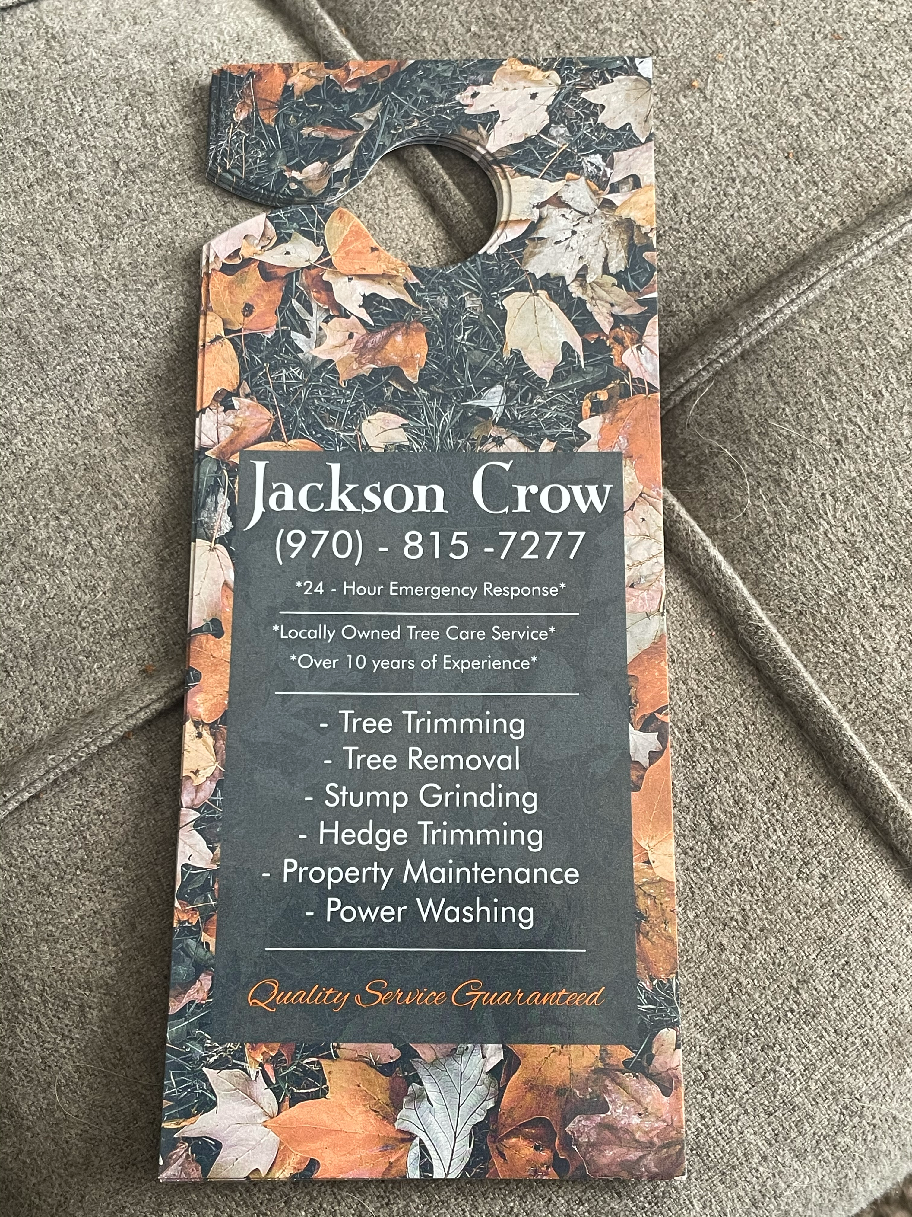 Avatar for Jackson Crow 970-815-7277