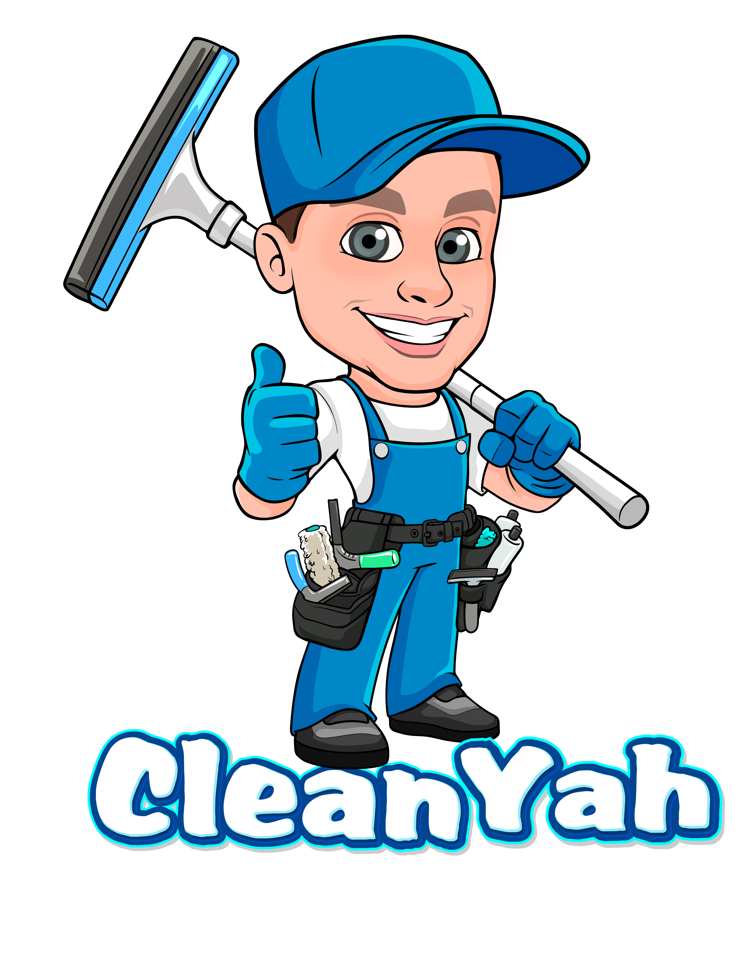 Logo for CleanYah Window Cleaning