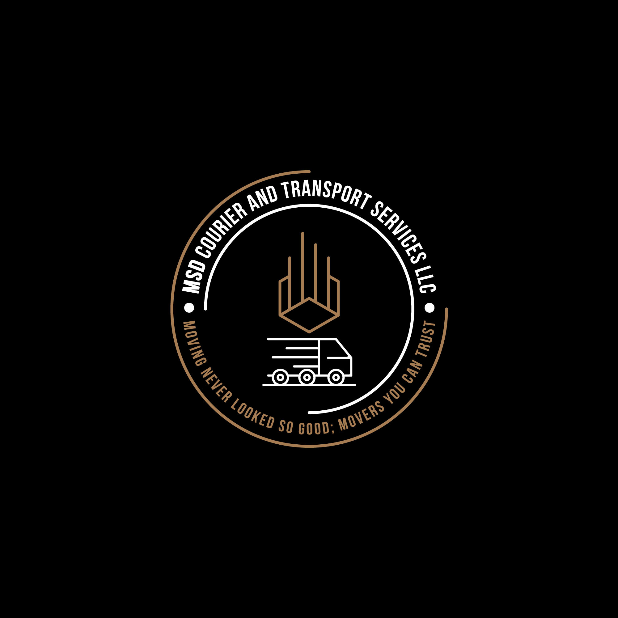 Logo for MSD Courier and Transport Services LLC