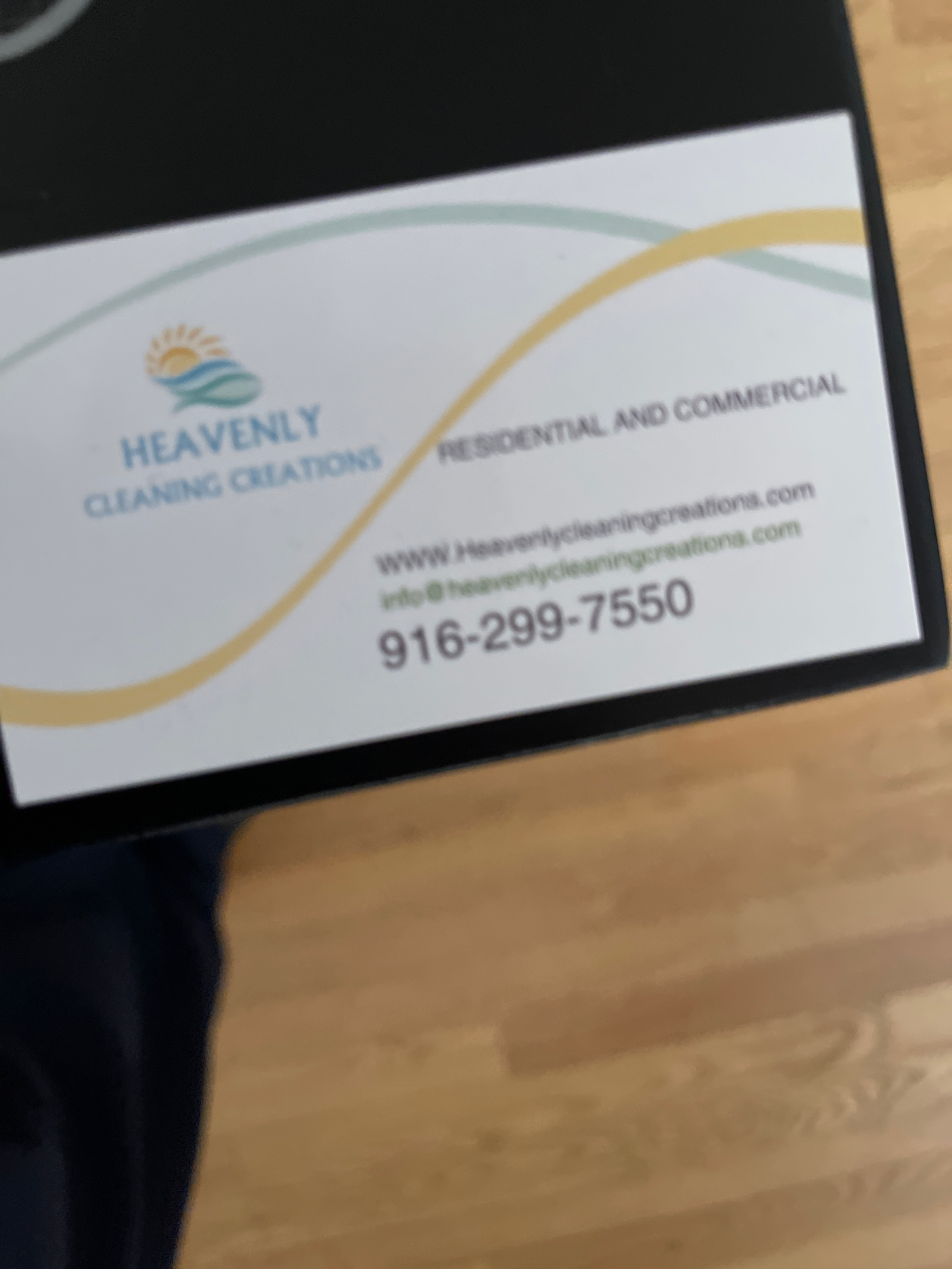 Logo for Heavenly cleaning creations