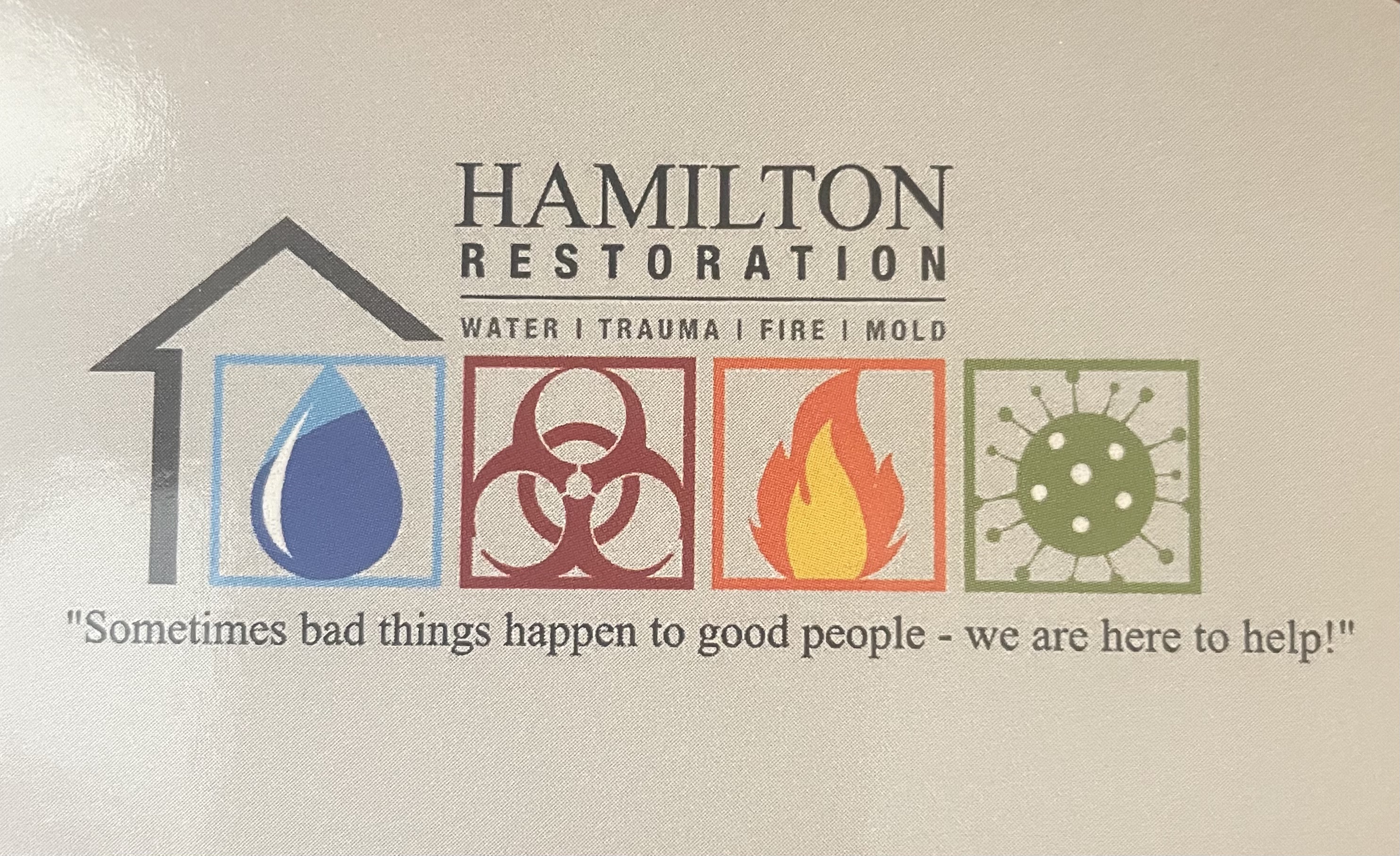 Logo for Hamilton Restoration LLC