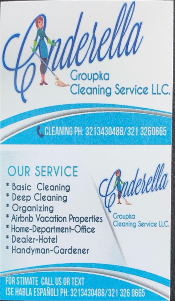 Logo for Cinderella Groupka cleanig service llc