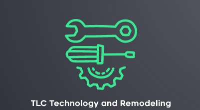 Logo for TLC Technology and Remodeling