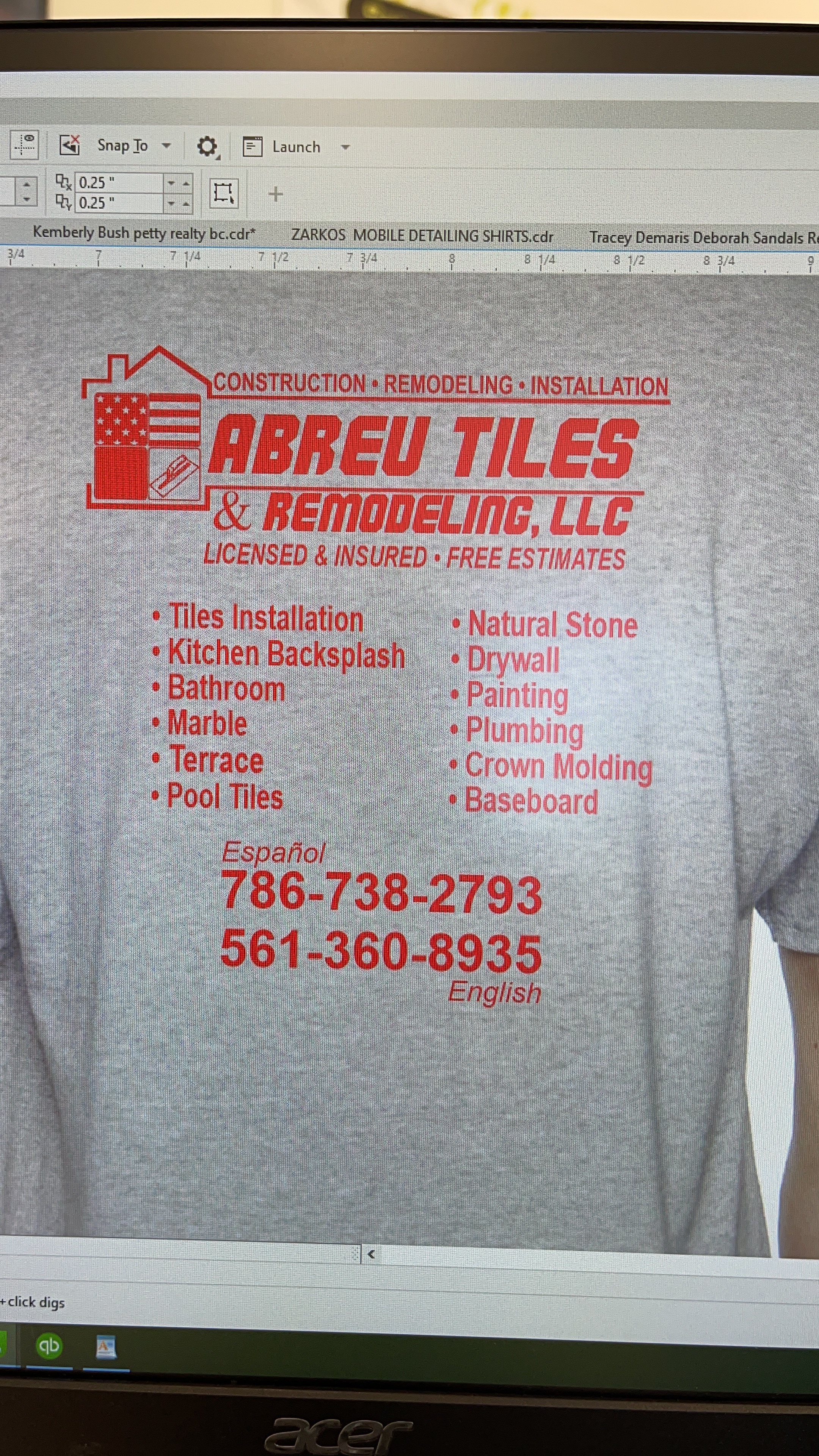 Logo for Abreu Tiles & Remodeling