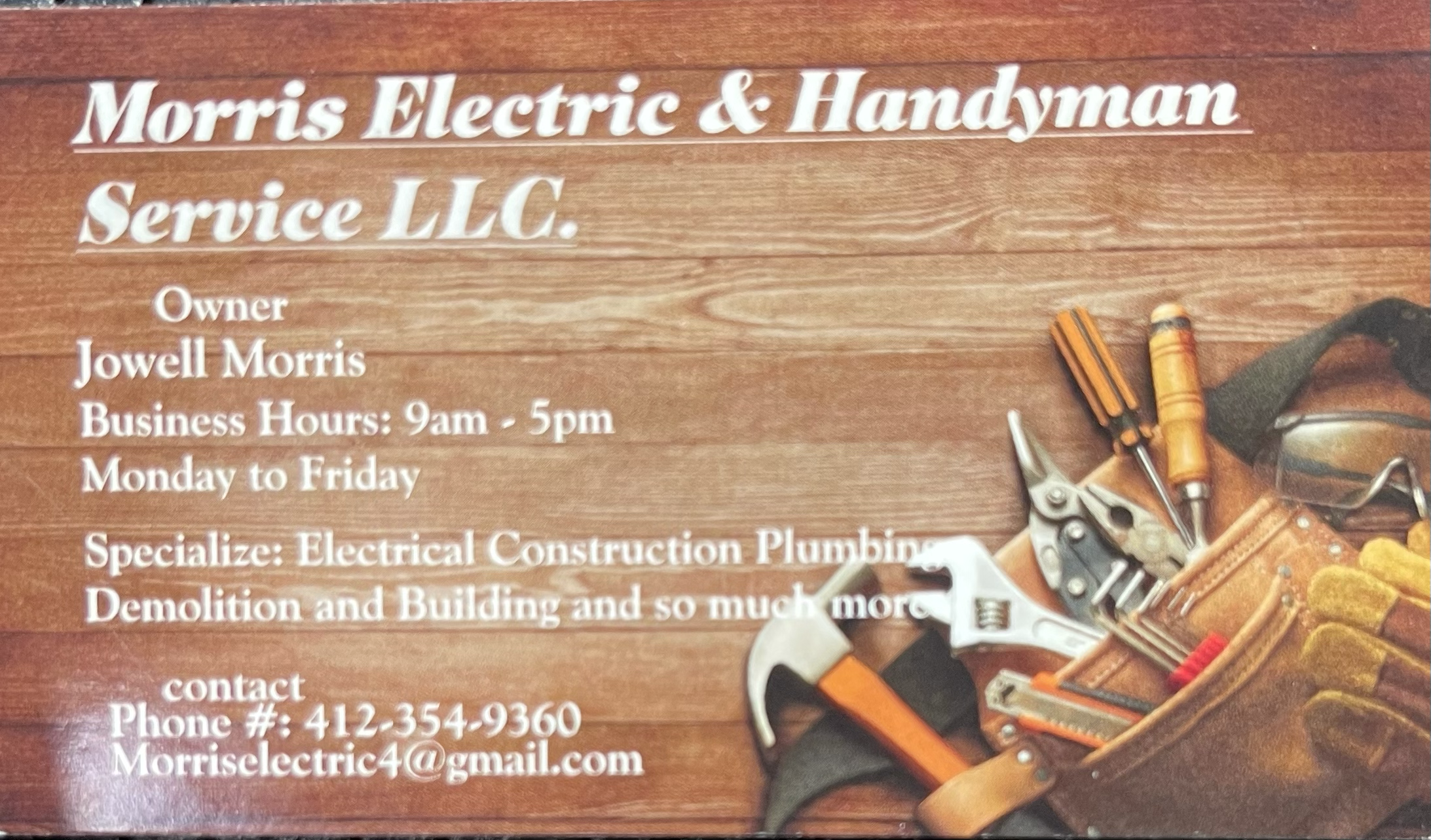 Avatar for Morris Electric & Handyman Service LLC