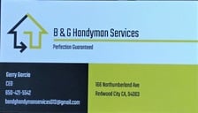 Avatar for B & G Handyman Services - Unlicensed Contractor