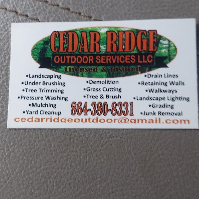 Avatar for Cedar Ridge Outdoor Services LLC