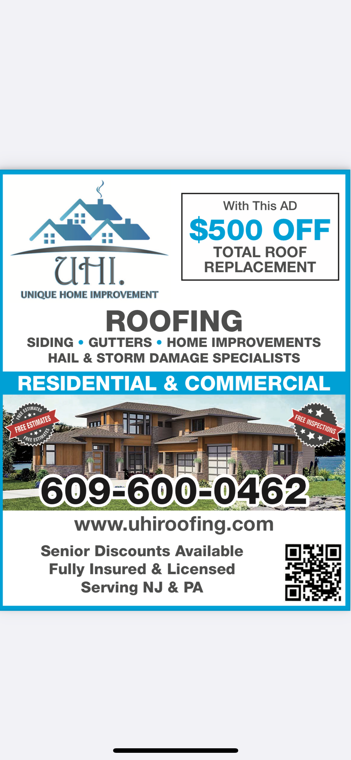 Logo for Unique Home Improvements Co