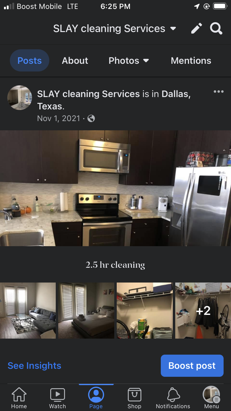 Logo for Slay cleaning services