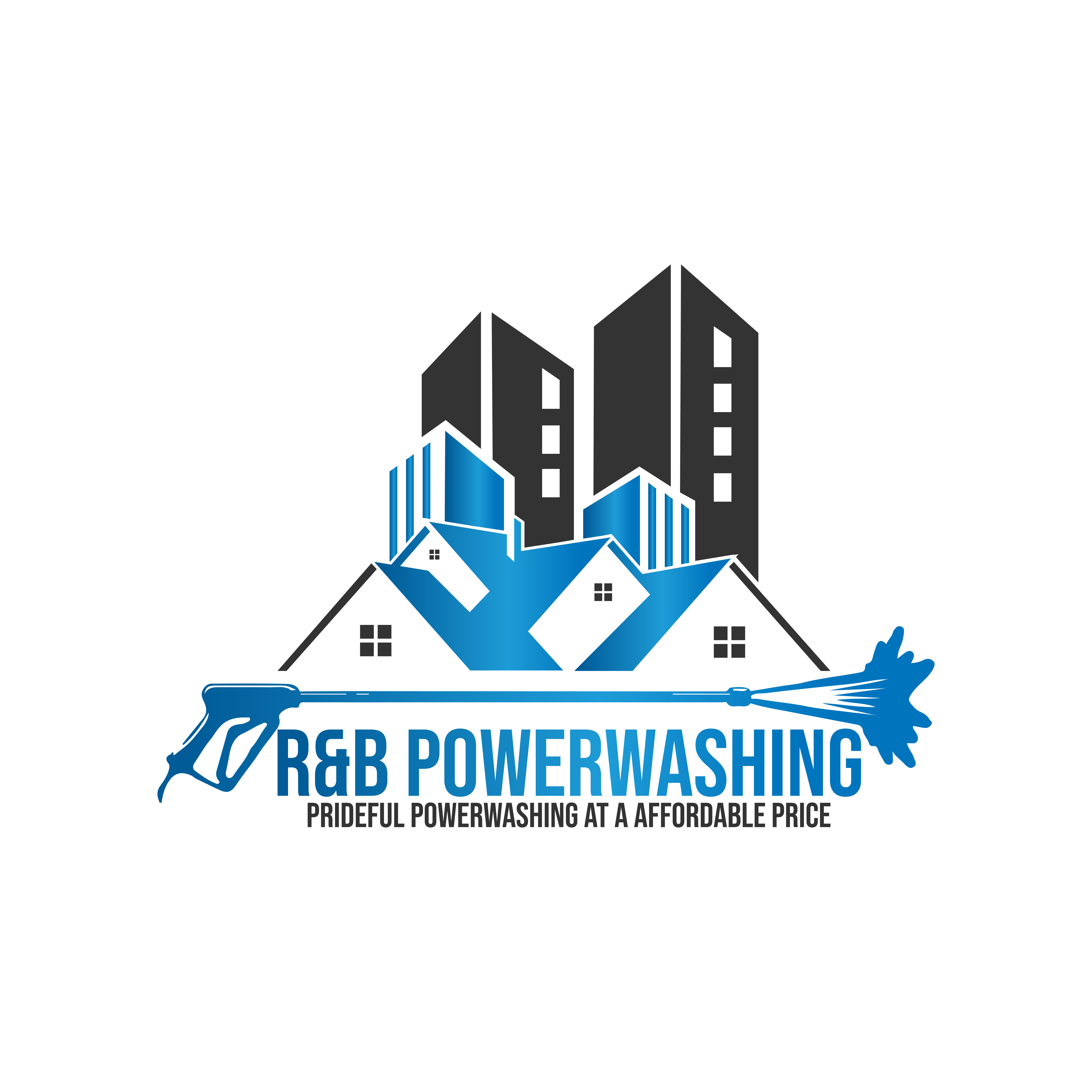 Logo for R&B Power Washing