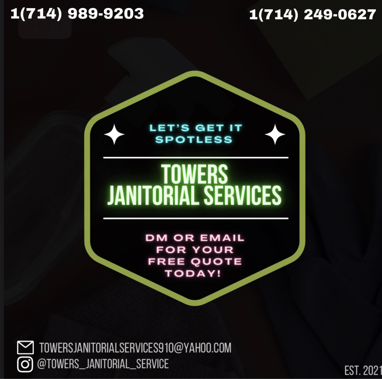 Logo for Towers House Cleaning & Janitorial