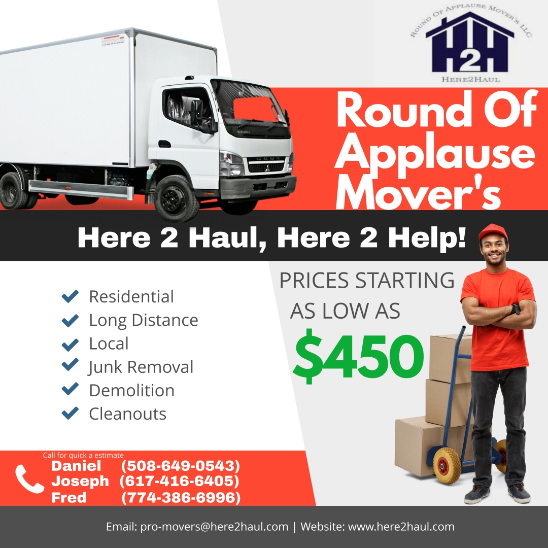 Logo for Round Of Applause Mover's LLC