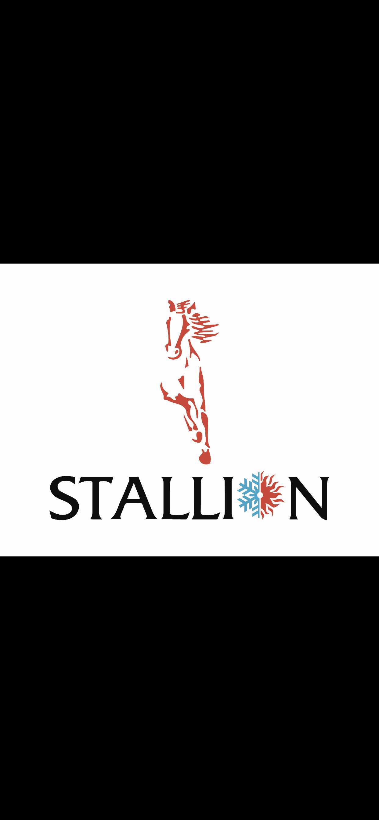 Logo for stallion air conditioning and heating