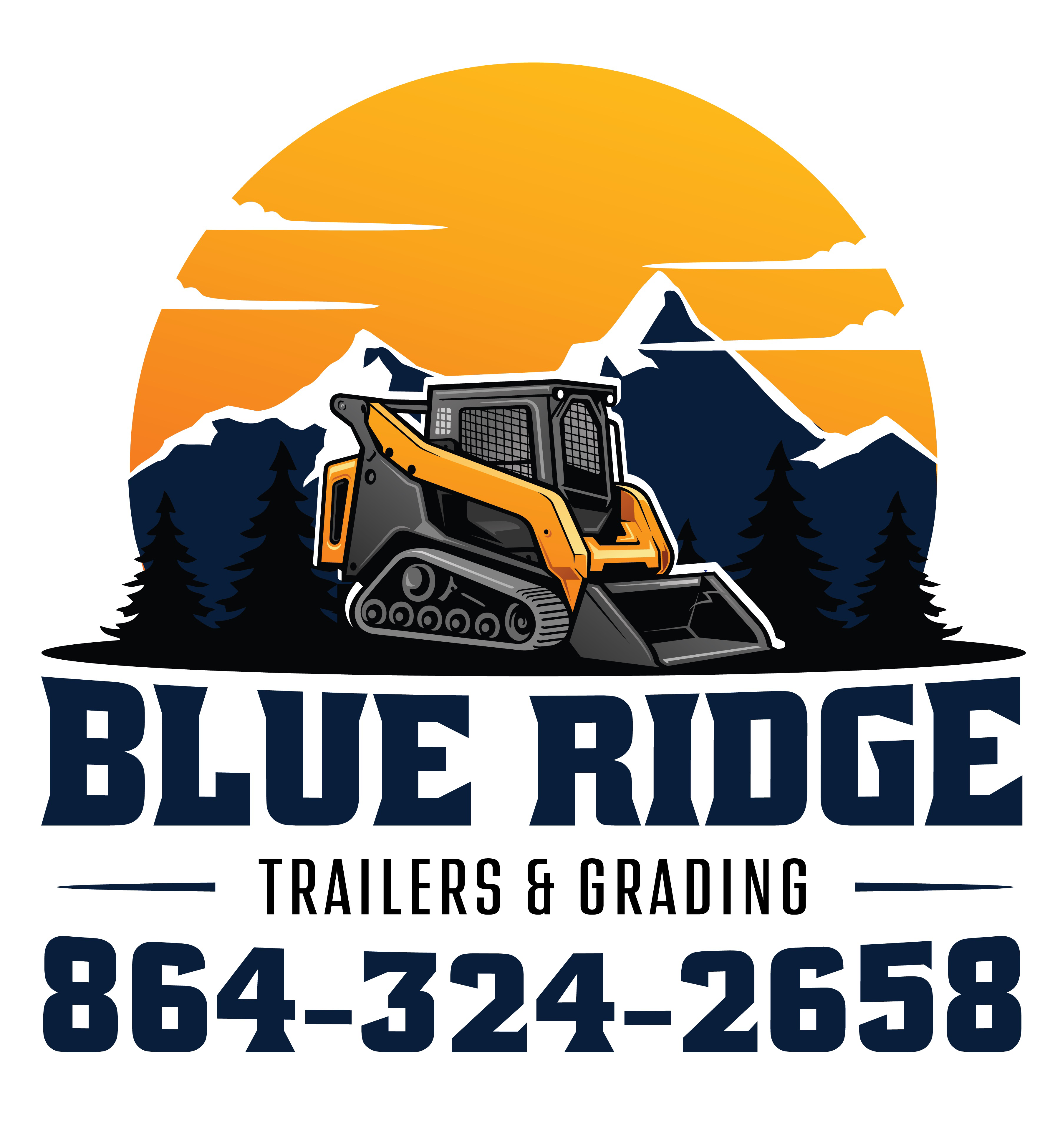 Blue Ridge Trailers and Grading logo