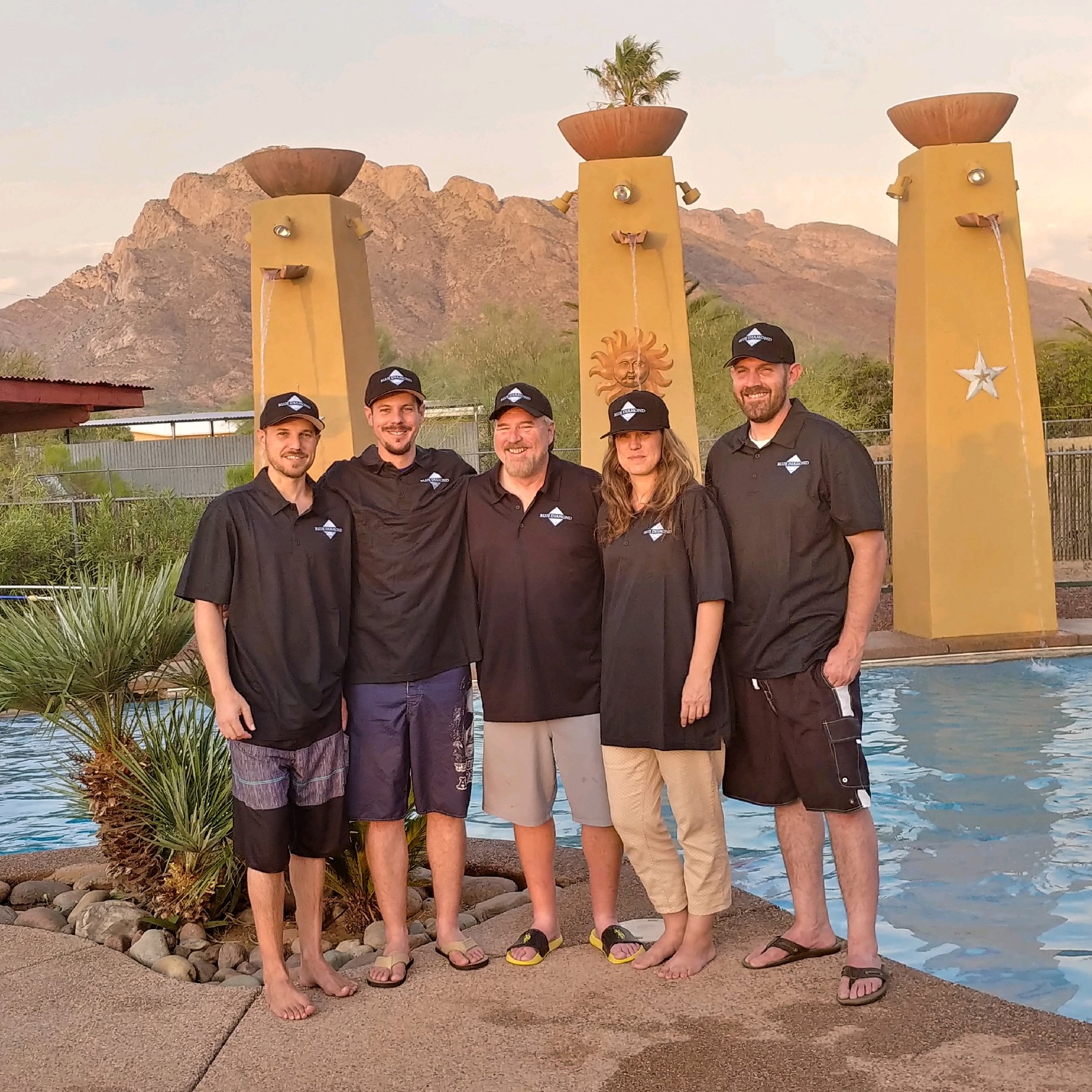 Blue Diamond Pools and Power Washing logo
