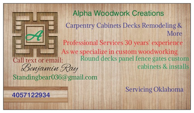 Avatar for Alpha Woodwork Creations