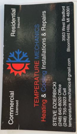 Temperature Mechanics Inc. logo