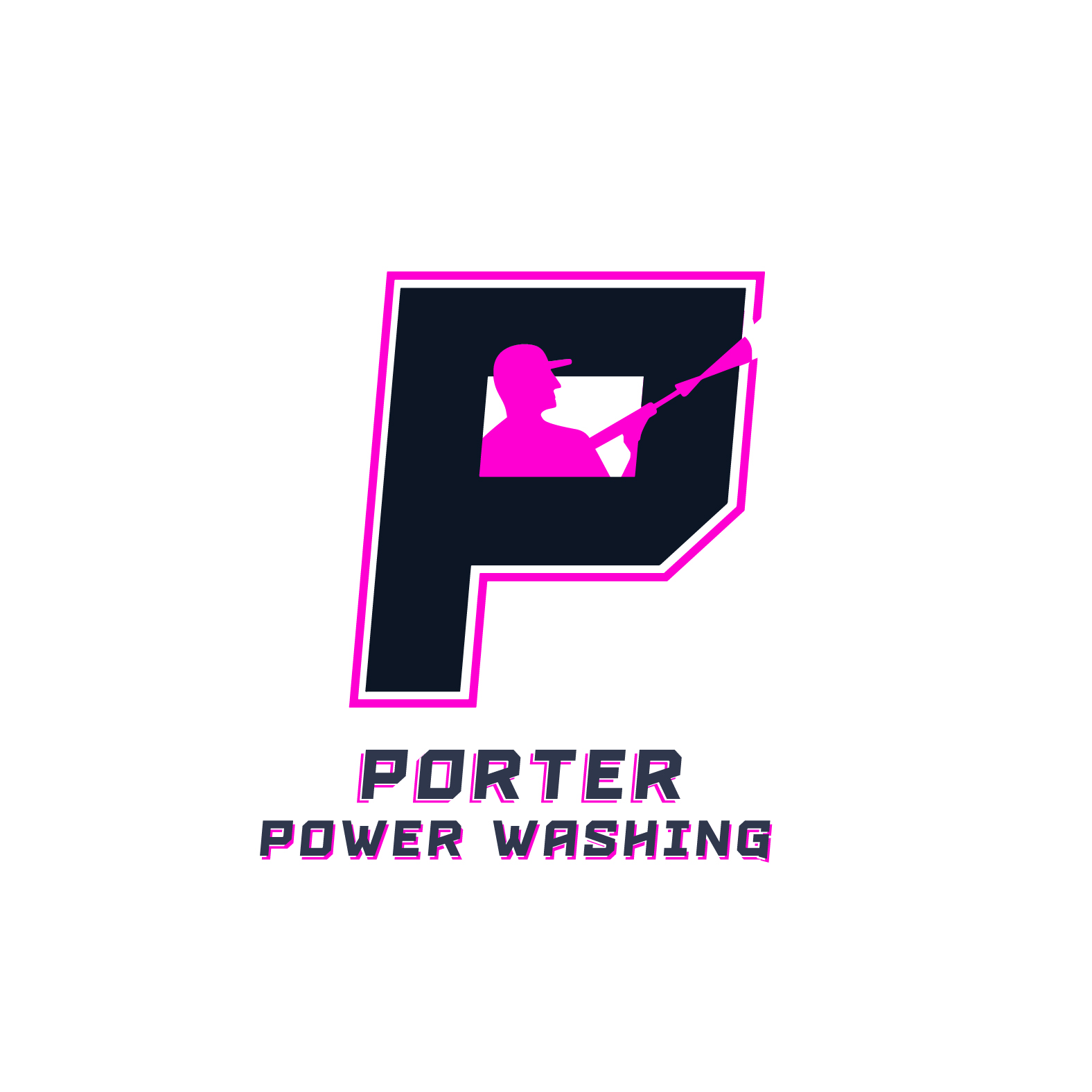 Logo for Porter power washing