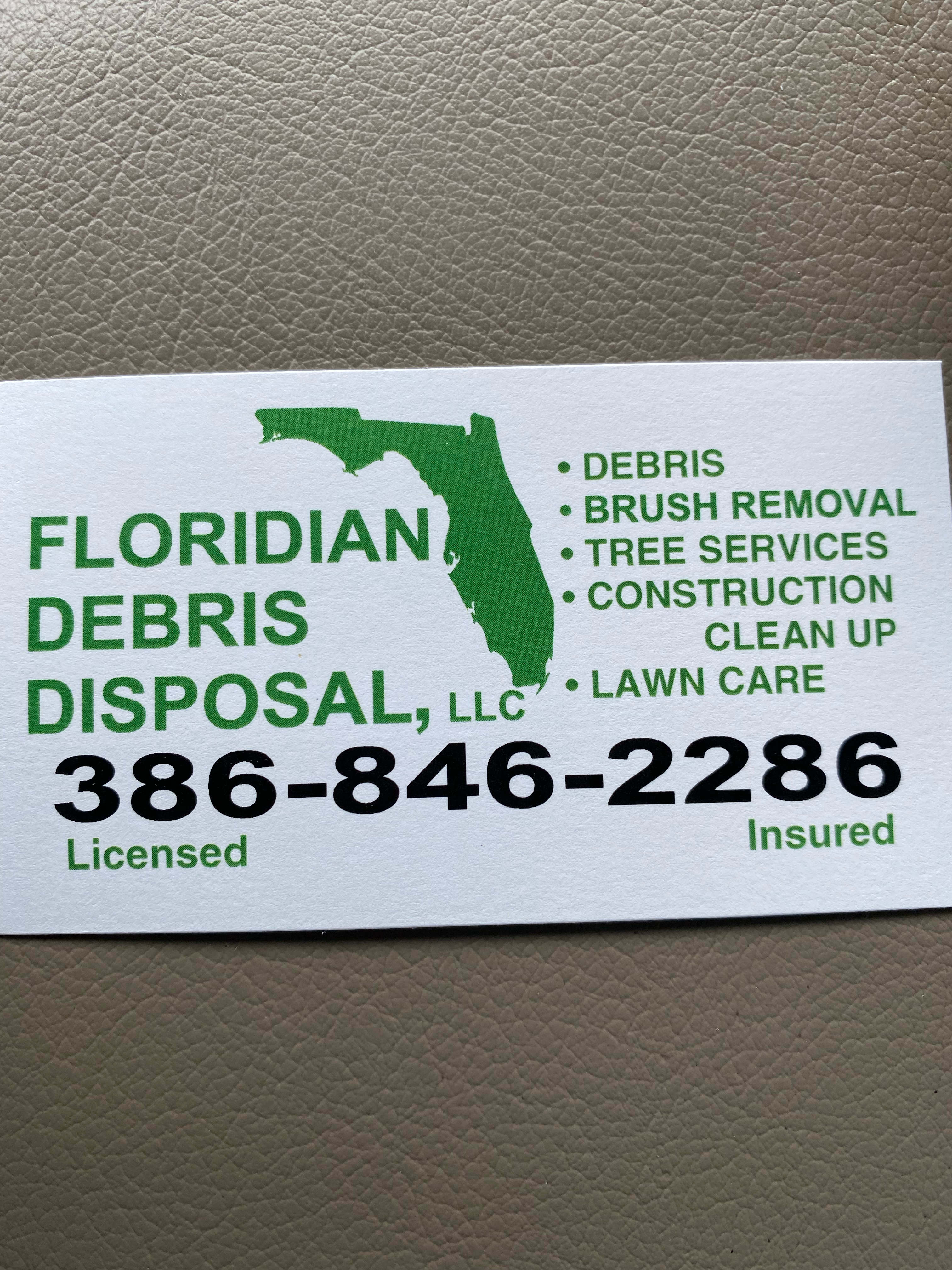 Logo for FLORIDIAN DEBRIS DISPOSAL LLC