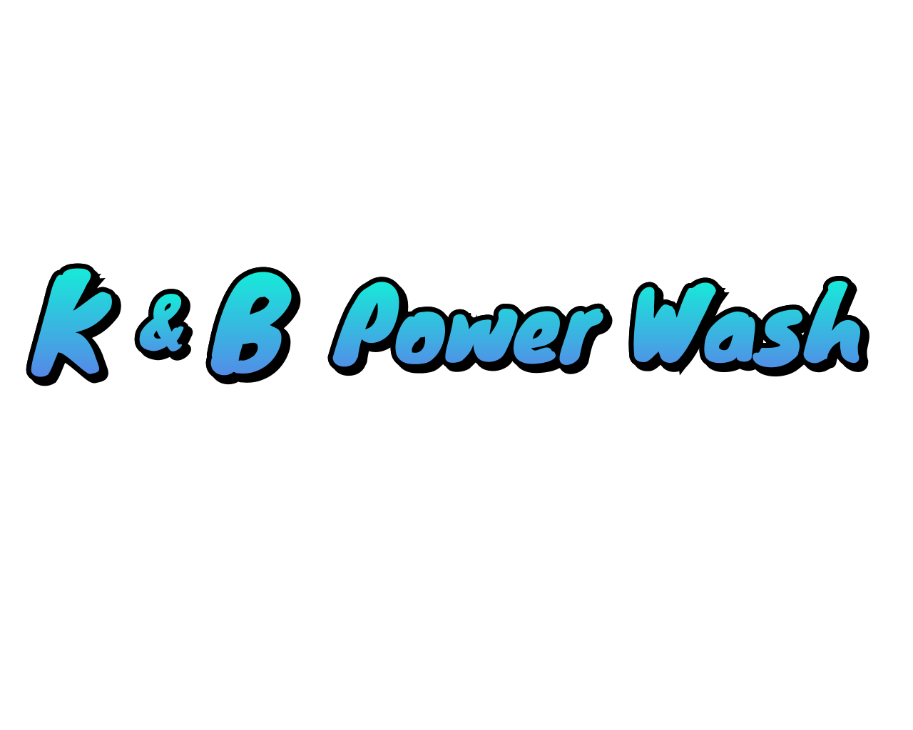 K & B Power Wash logo