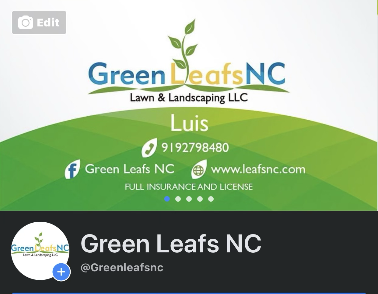 Green Leafs NC logo