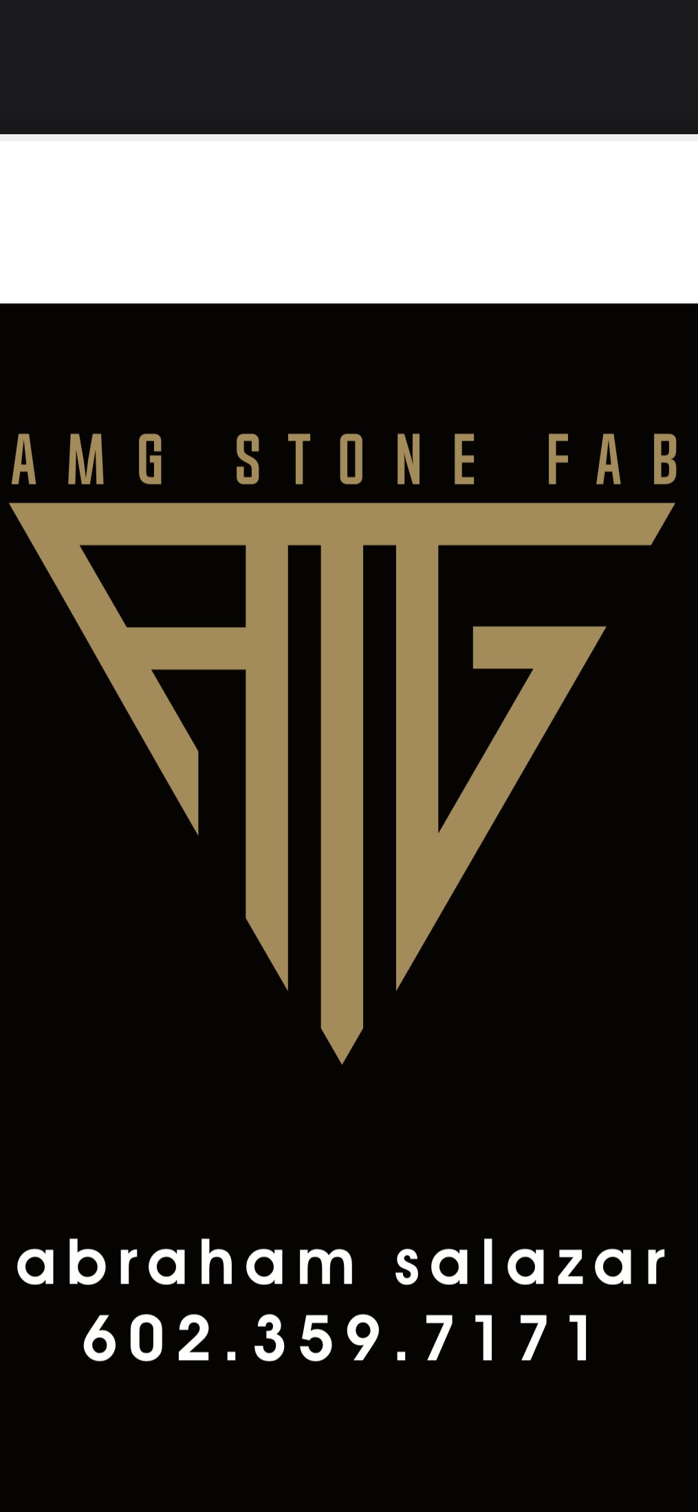 AMG Stone Fab logo