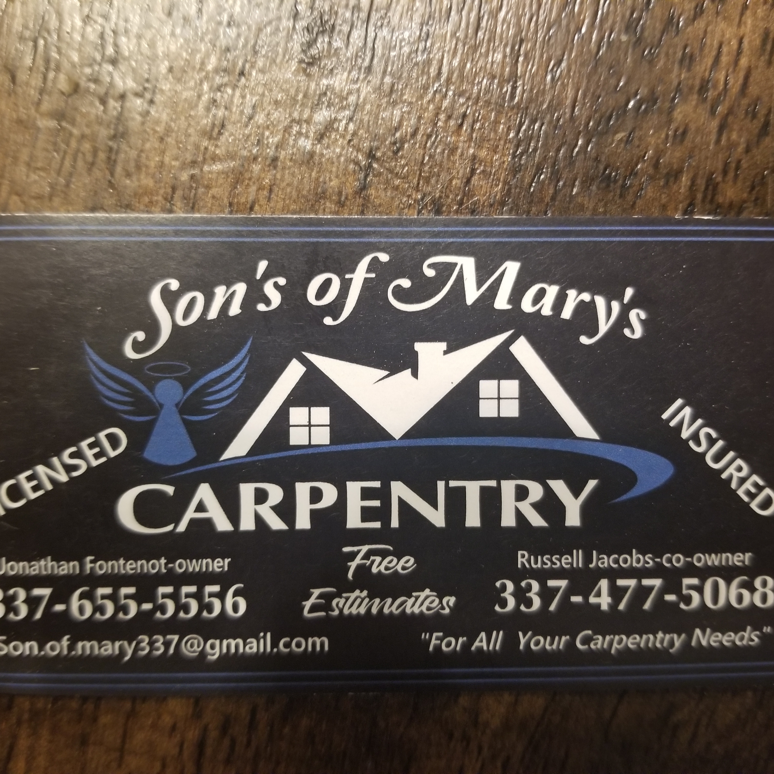 Avatar for Son of Mary Carpentry LLC