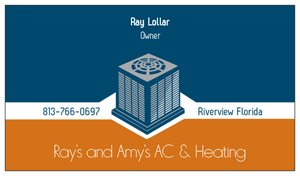 Logo for Ray and Amy Heating and Cooling