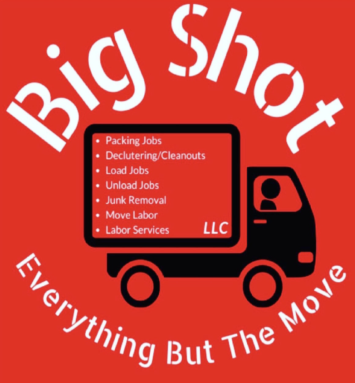 Logo for Big Shot - everything but the move