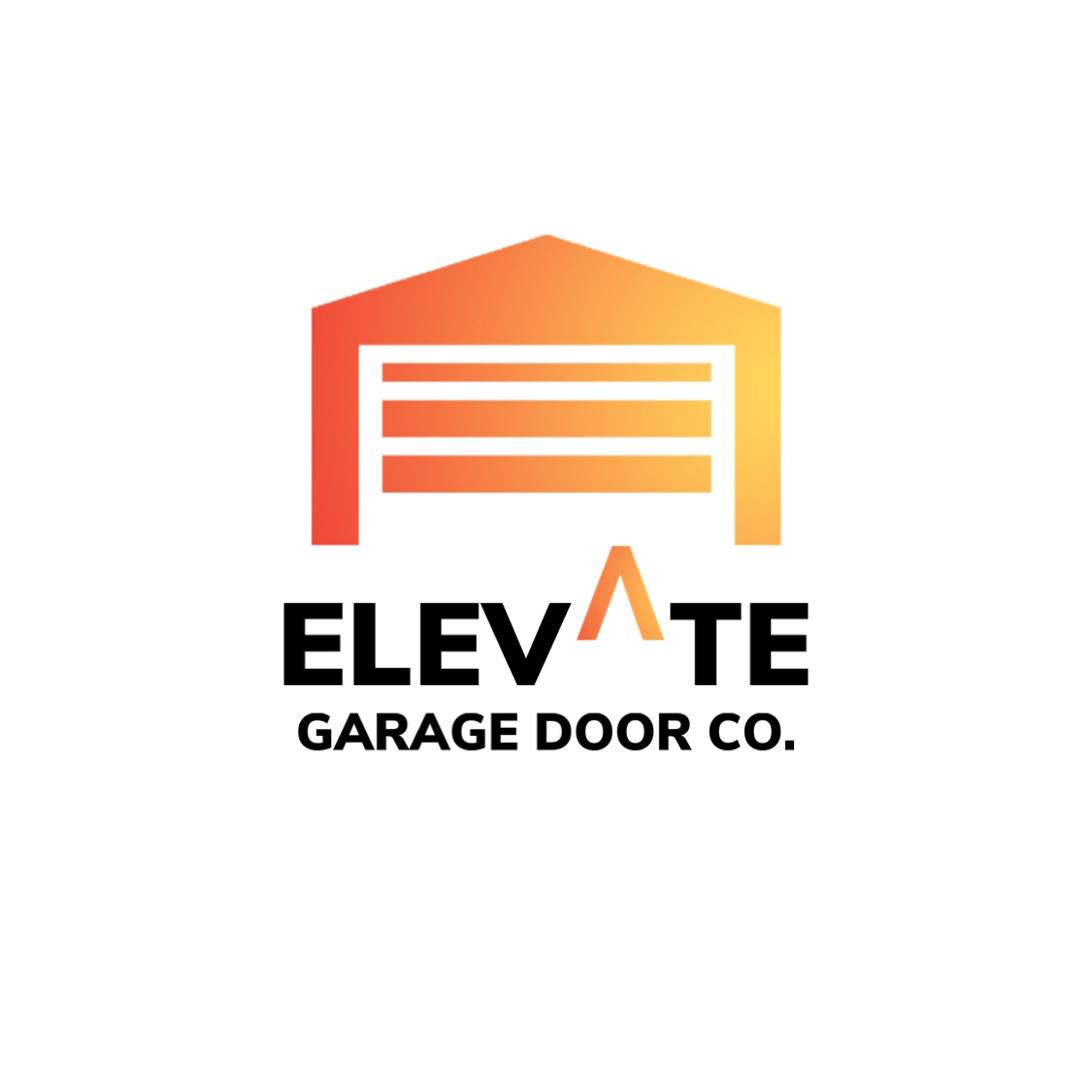 Logo for Elevate Garage Door Co.