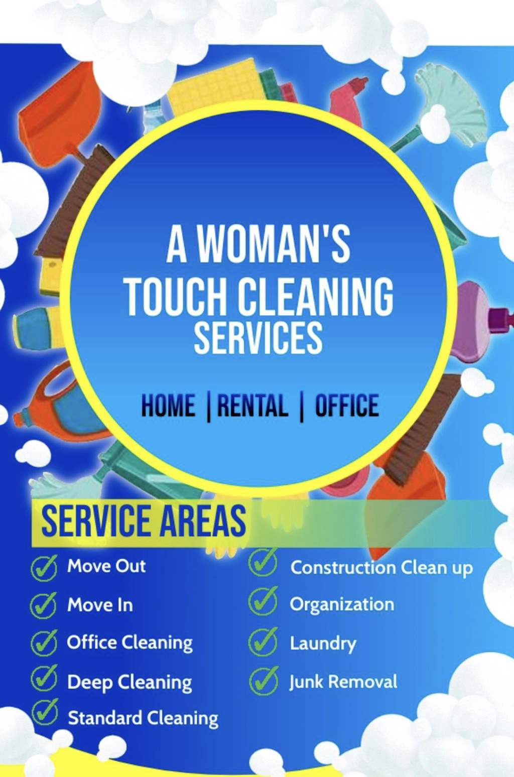 Logo for Puentes' Cleaning