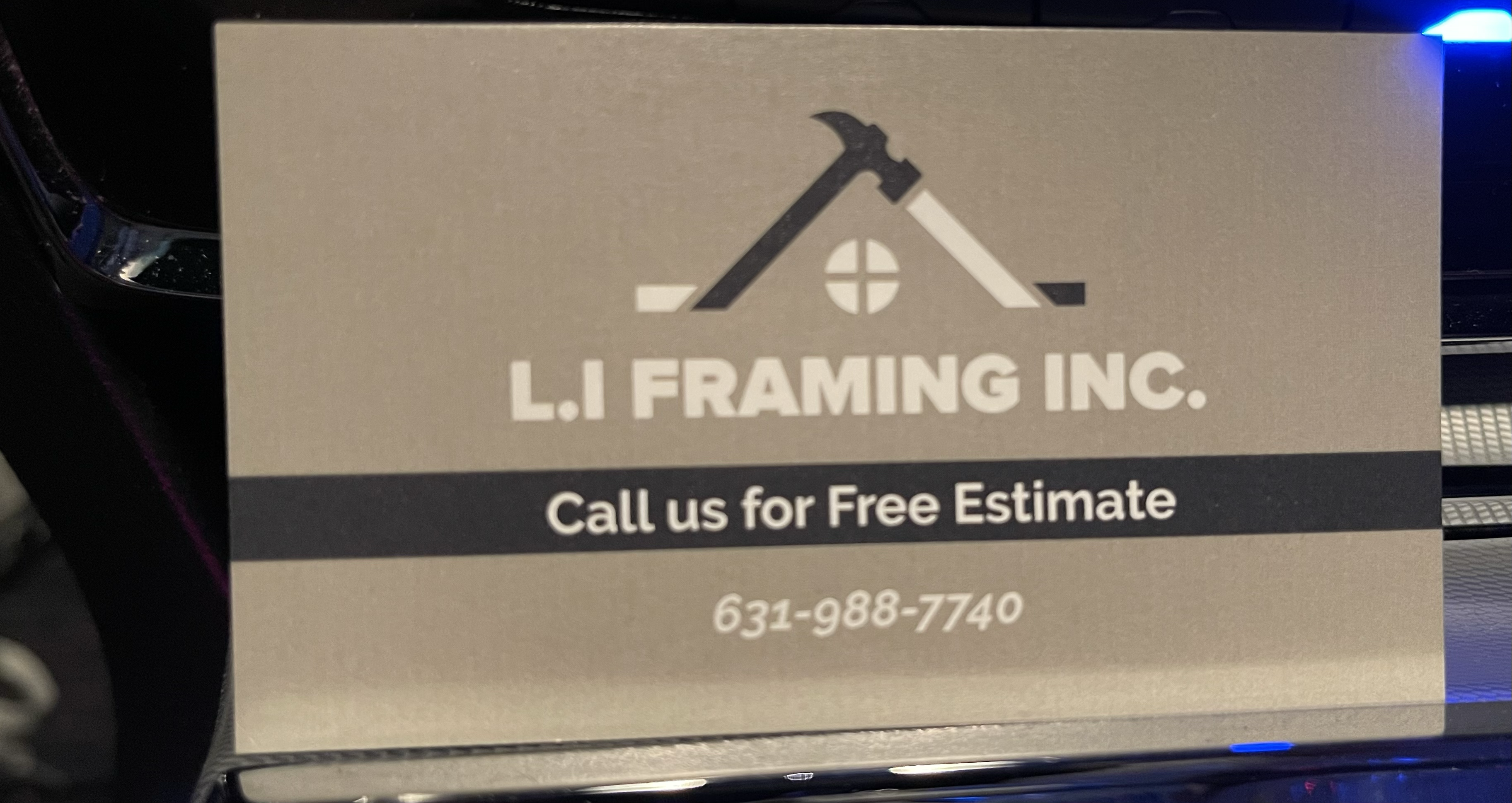 L.I framing inc logo
