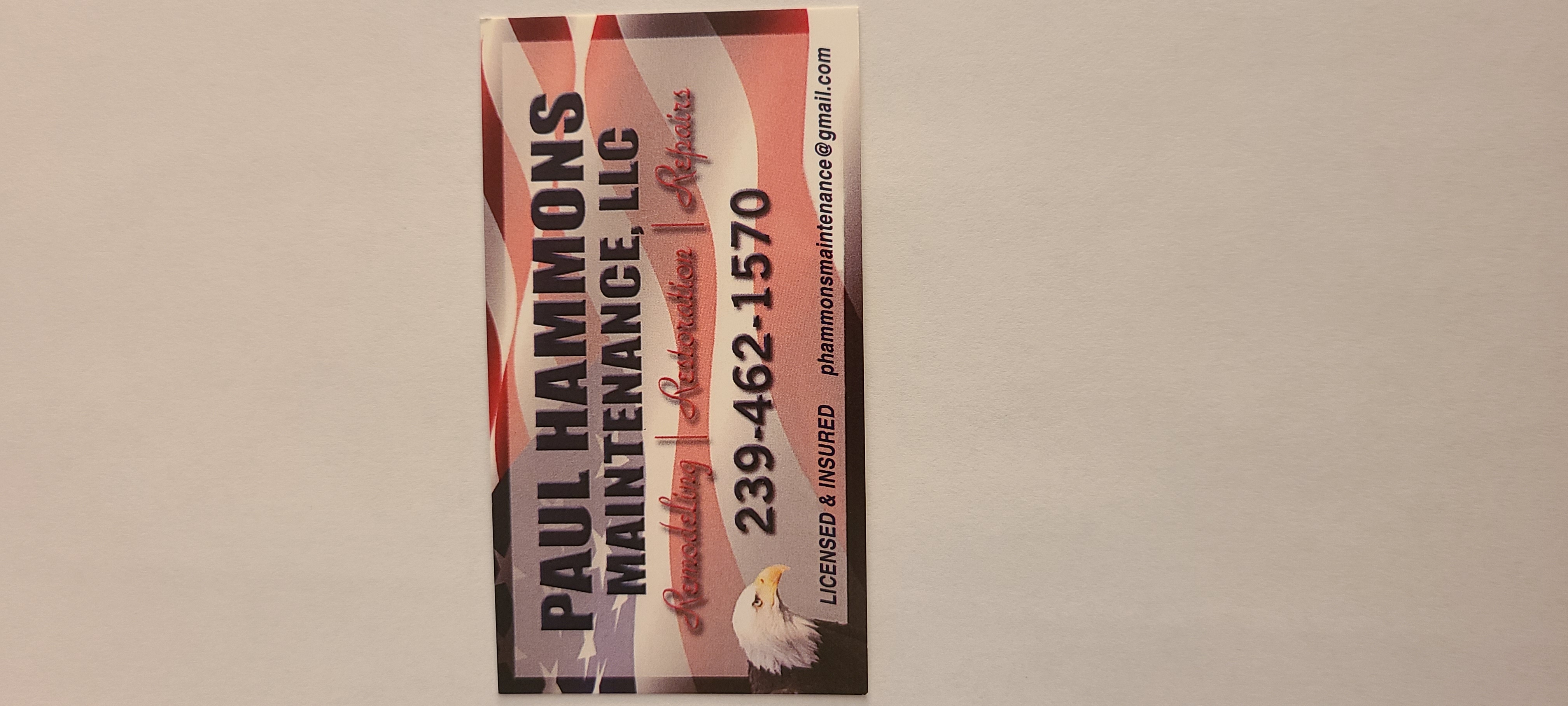 Paul Hammons Maintenance LLC logo