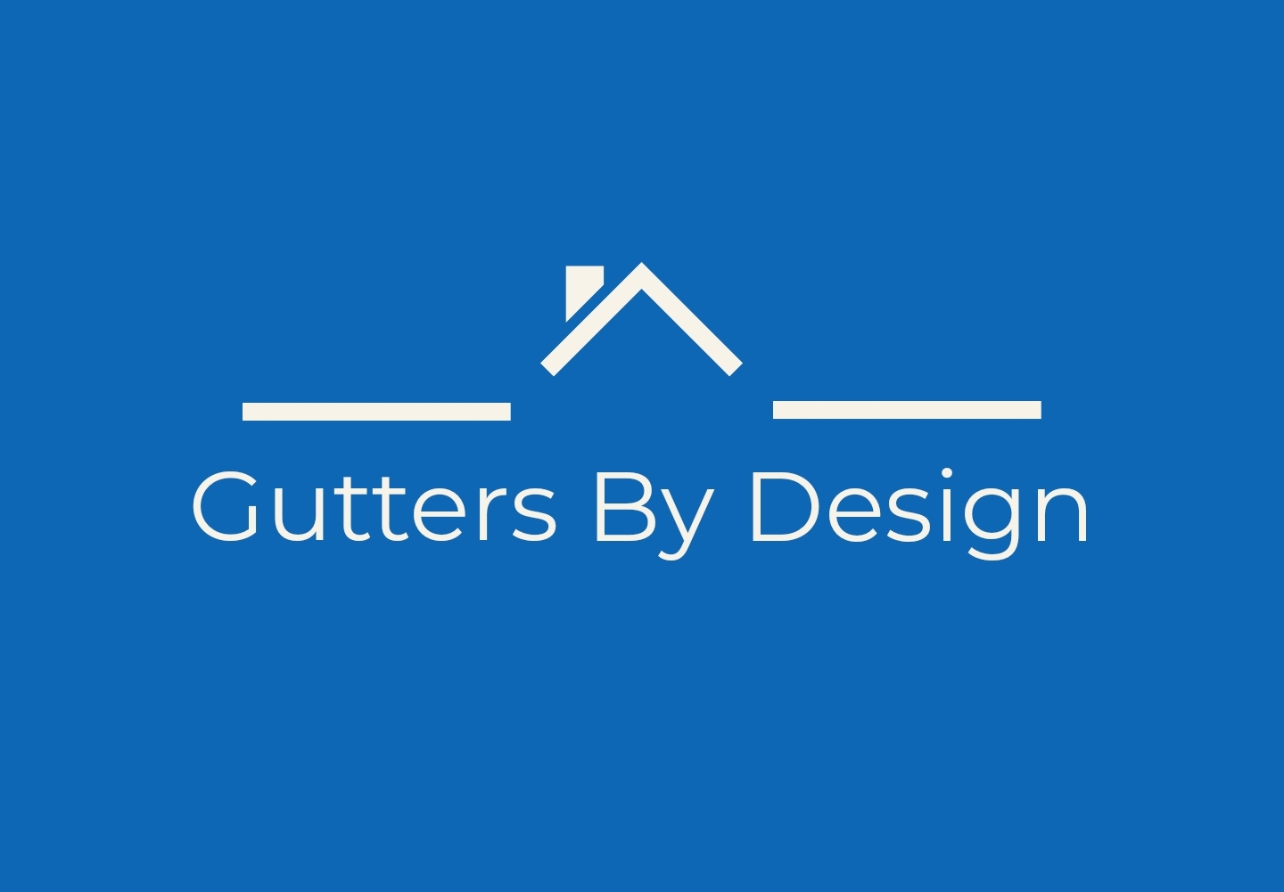 Logo for Gutters By Design
