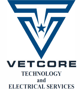 Logo for Vetcore Technology and Electrical Services