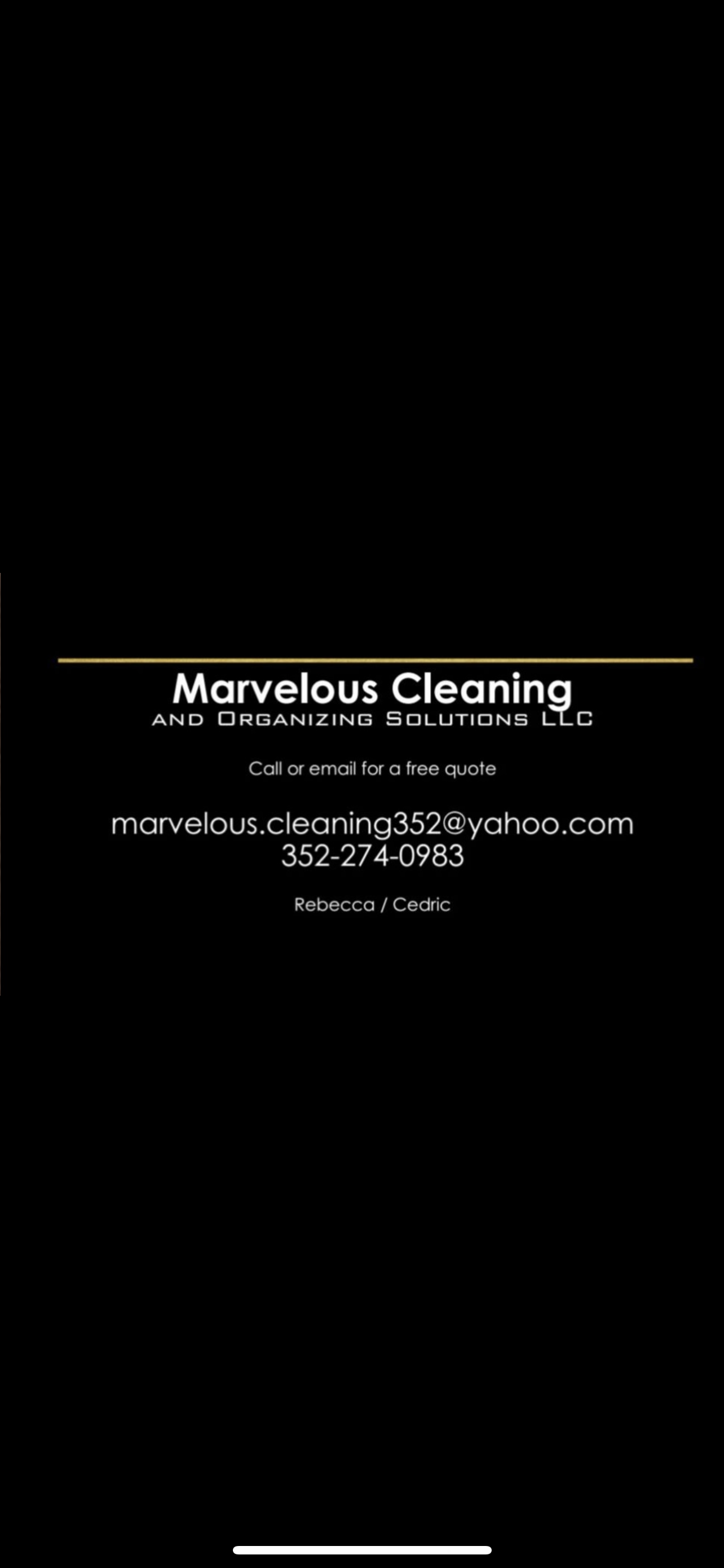Avatar for Marvelous Cleaning and Organizing Solutions LLC