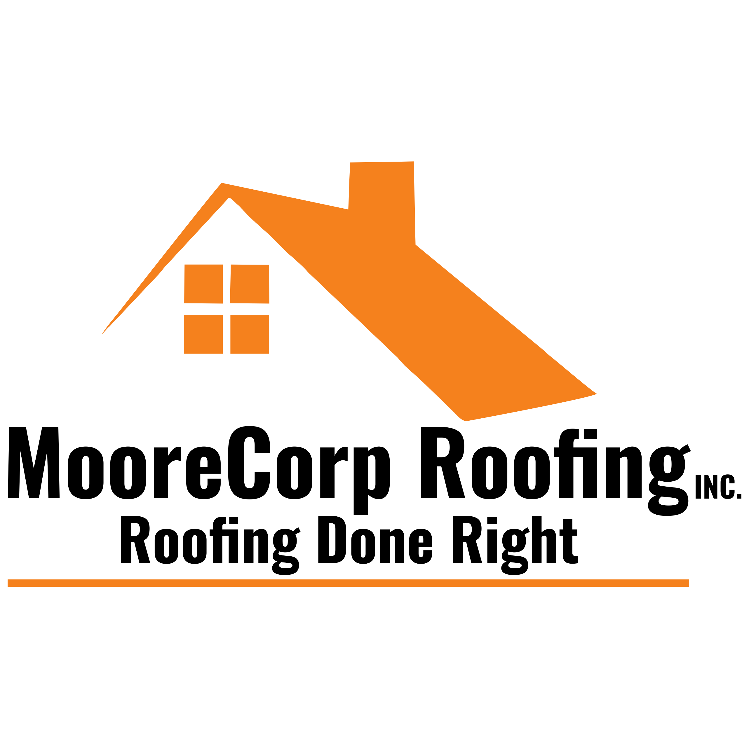Logo for MooreCorp Roofing Inc.