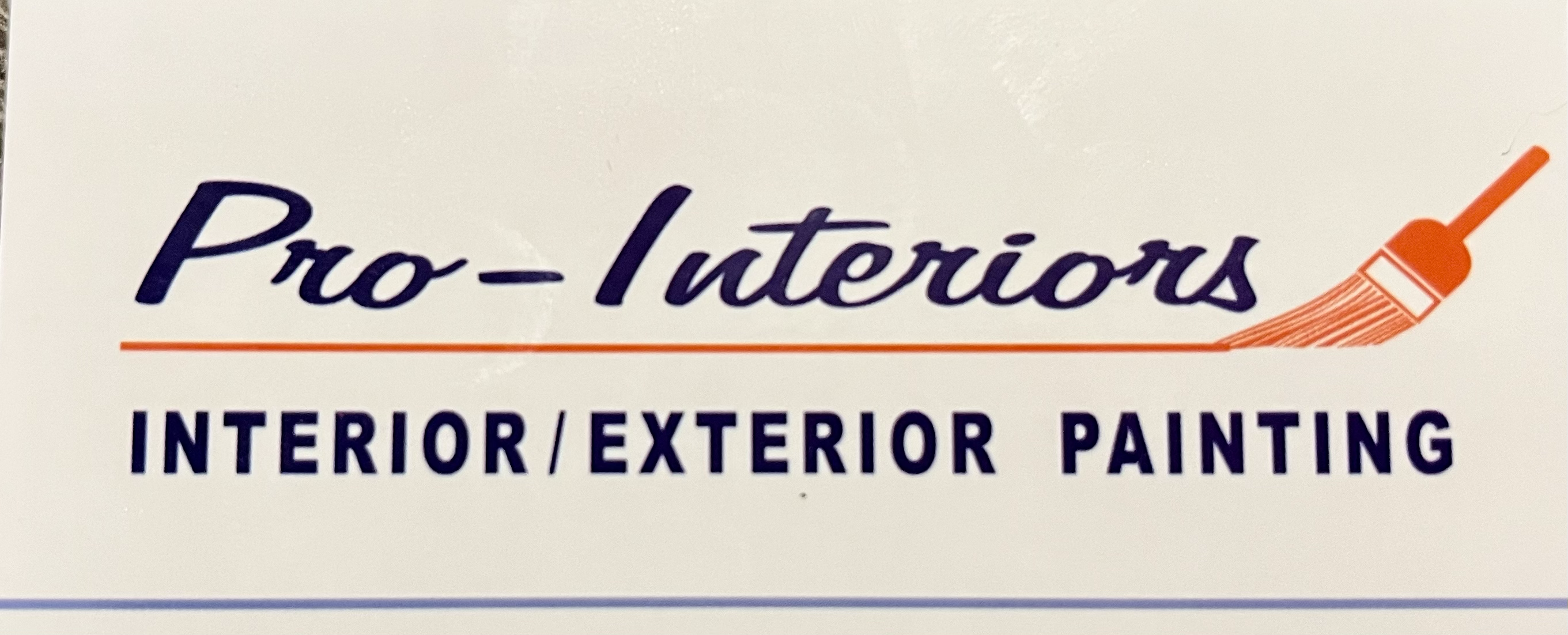 Pro-Interiors Interior/Exterior painting logo