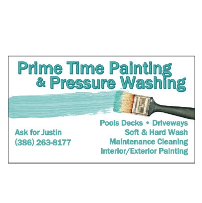 Prime Time Painting & Pressure Washing logo