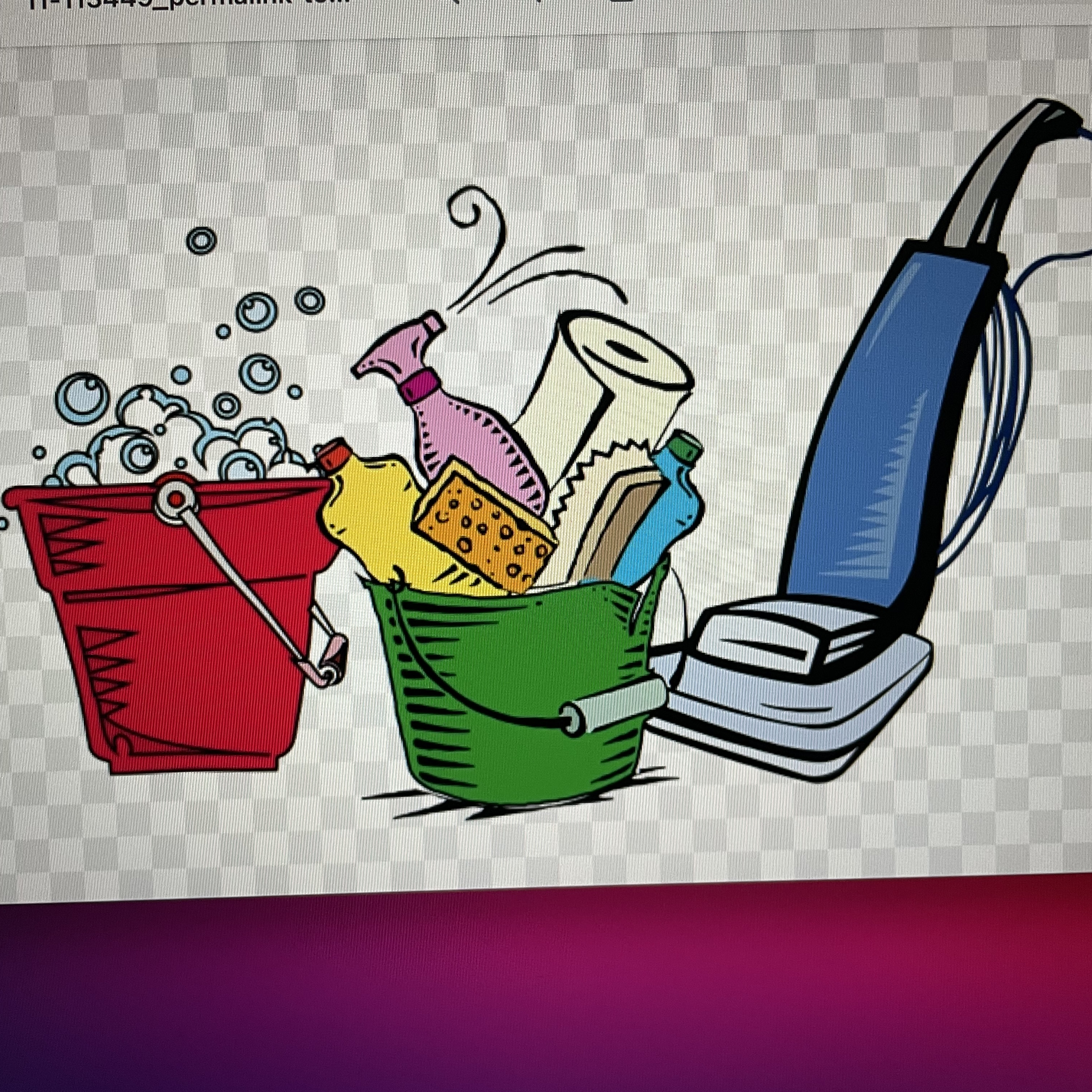 Logo for Marissa's Quality Cleaning Service