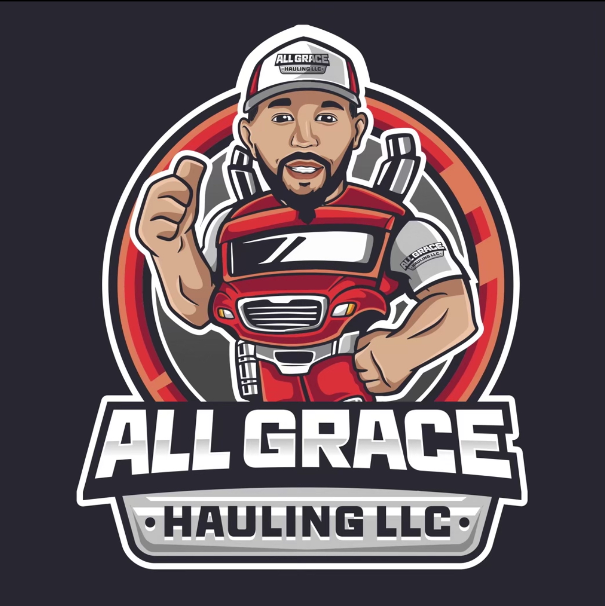 Logo for All Grace Hauling LLC.