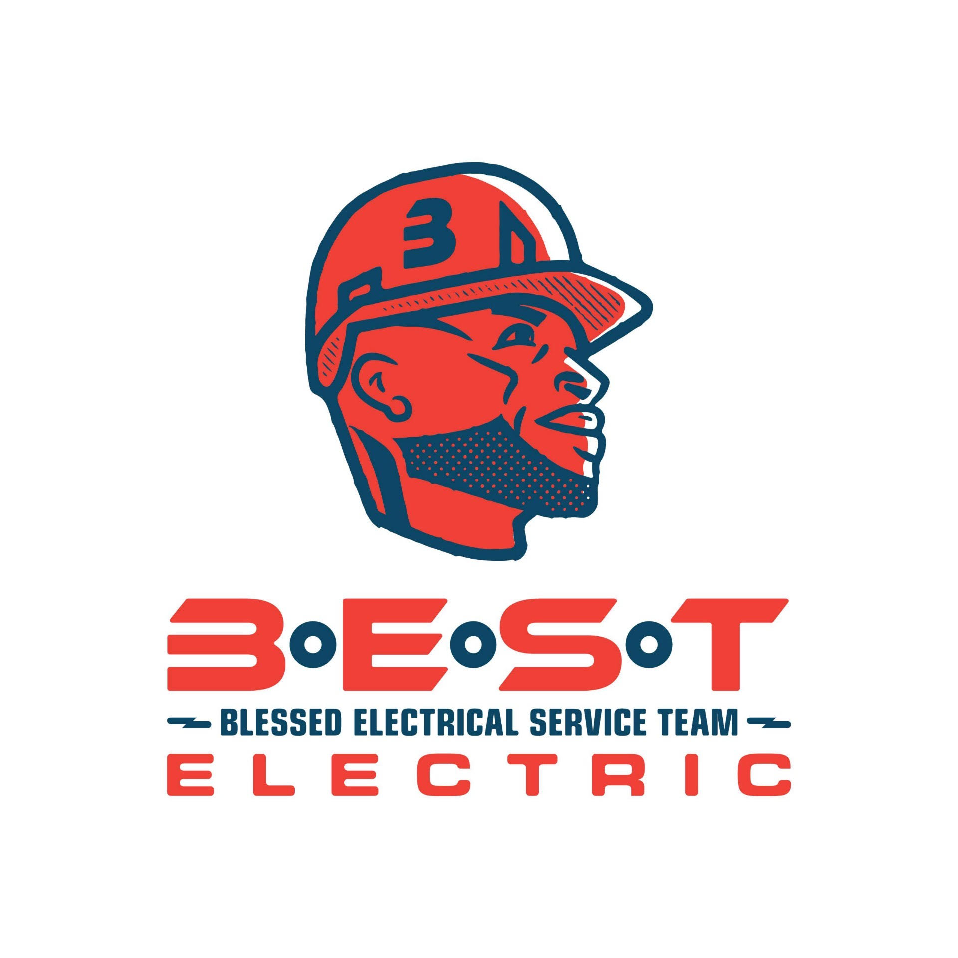 Logo for Blessed Electrical Service Team