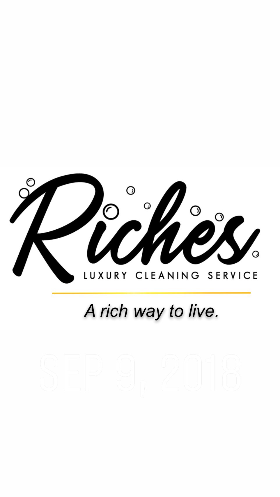 Logo for Riches Luxury Cleaning