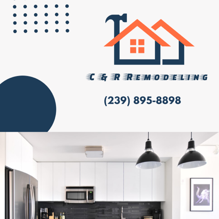 Logo for C&R remodeling llc