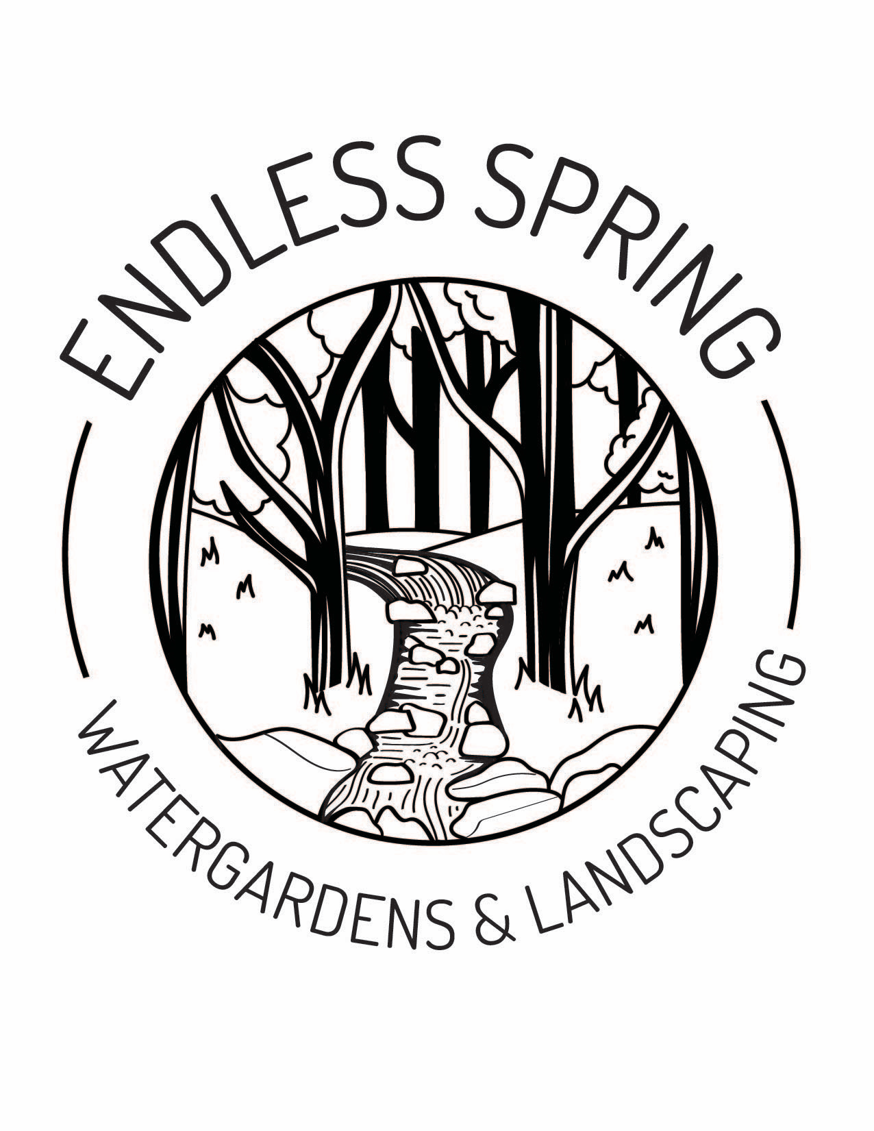 Logo for Endless Spring Water Gardens & Landscaping LLC