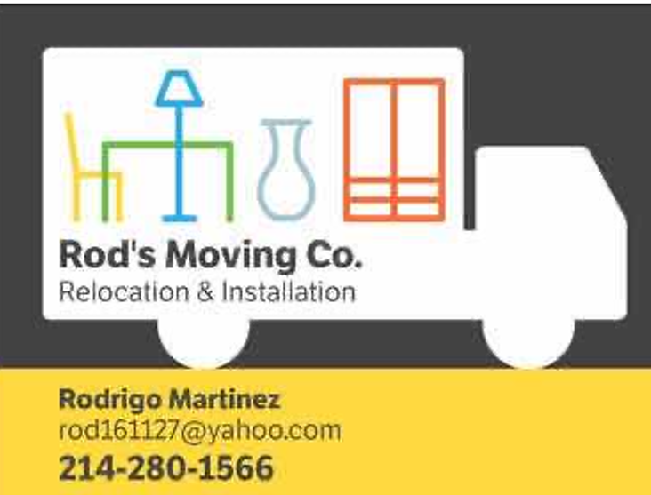 Rod's Moving logo